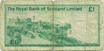 1 фунт стерлингов 1981 года Великобритания (Банк Шотландии)