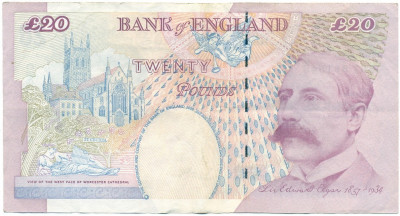 20 фунтов 1999 года Великобритания
