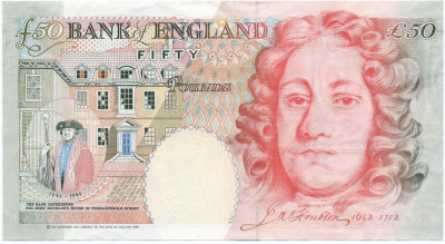 50 фунтов 1999 года Великобритания