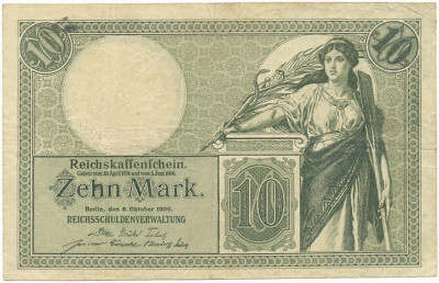 10 марок 1906 года Германия