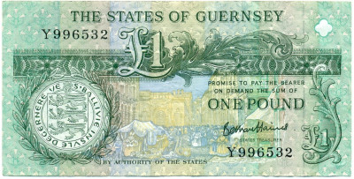 1 фунт 2016 года Гернси