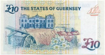 10 фунтов 2023 года Гернси