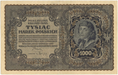1000 марок 1919 года Польша