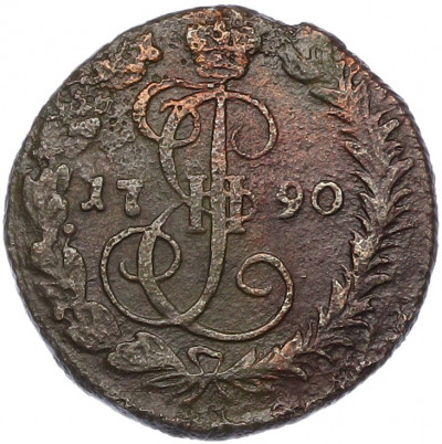 Денга 1790 года КМ