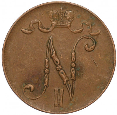 5 пенни 1916 года Русская Финляндия