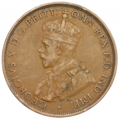 1 пенни 1933 года Австралия