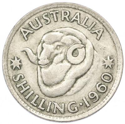 1 шиллинг 1960 года Австралия