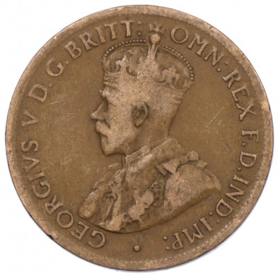 1/2 пенни 1921 года Австралия