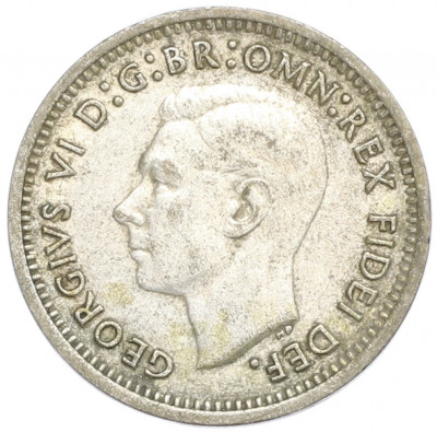 3 пенса 1951 года PL Австралия