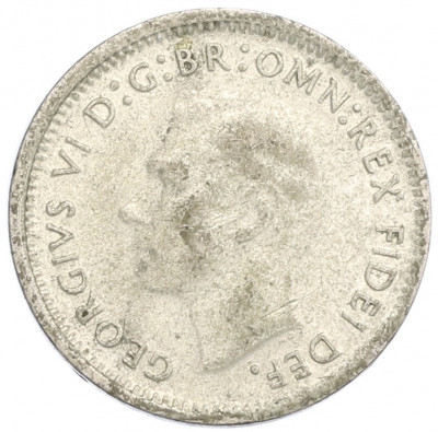 3 пенса 1952 года Австралия