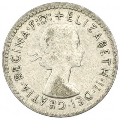 3 пенса 1958 года Австралия