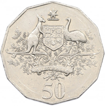 50 центов 2001 года Австралия «Столетие Федерации — Австралия»