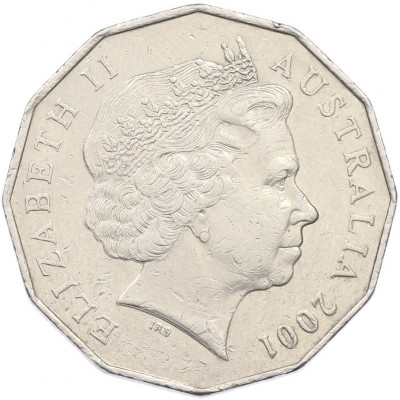 50 центов 2001 года Австралия «Столетие Федерации — Австралия»