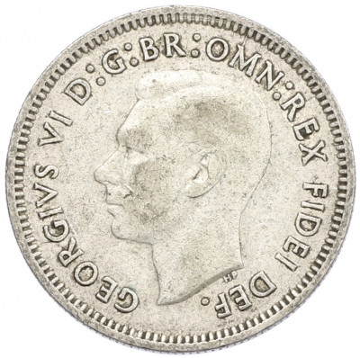 6 пенсов 1951 года PL Австралия