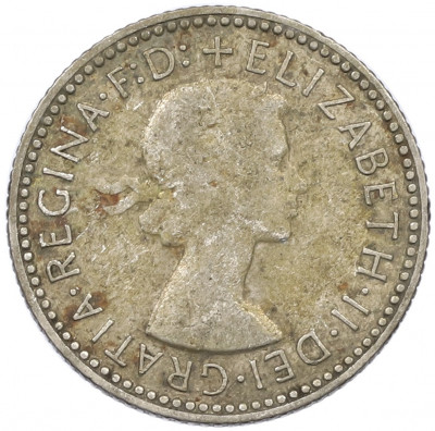 6 пенсов 1955 года Австралия