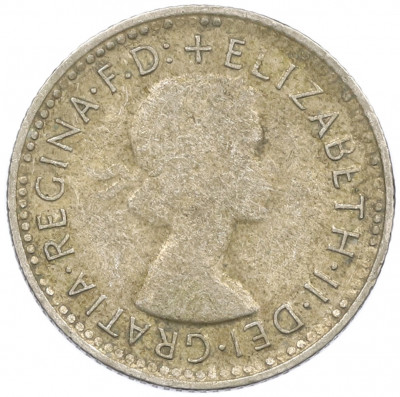 6 пенсов 1962 года Австралия