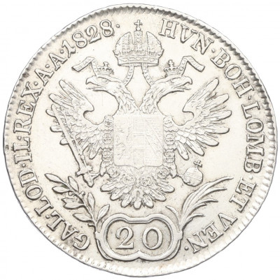 20 крейцеров 1828 года А Австрия
