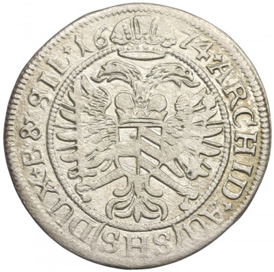 6 крейцеров 1677 года Австрия