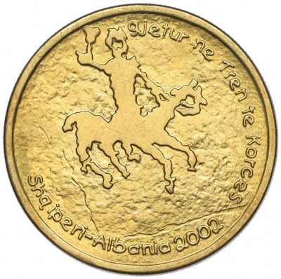 20 лек 2002 года Албания «Доисторическое искусство — Аполлон»