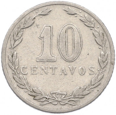 10 сентаво 1939 года Аргентина