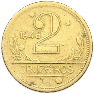 2 крузейро 1946 года Бразилия
