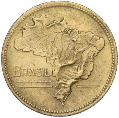 5 крузейро 1943 года Бразилия