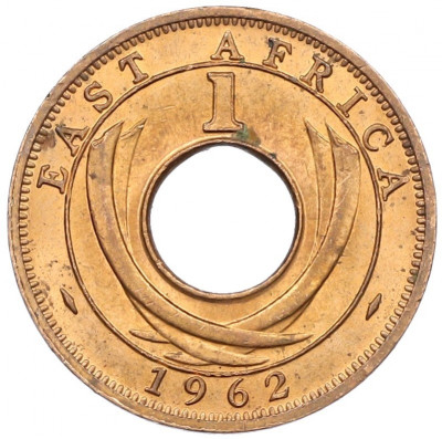 1 цент 1962 года Н Британская Восточная Африка