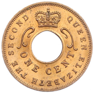 1 цент 1962 года Н Британская Восточная Африка