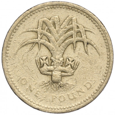 1 фунт 1985 года Великобритания