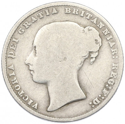 1 шиллинг 1867 года Великобритания