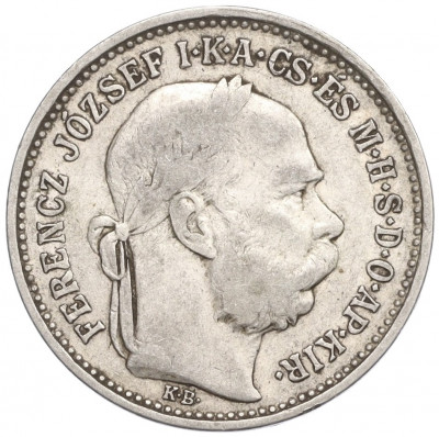 1 крона 1892 года Венгрия