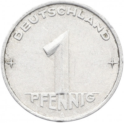 1 пфенниг 1952 года A Восточная Германия (ГДР)