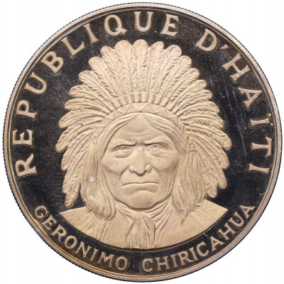 10 гурдов 1971 года Гаити «Вожди Сиу — Джеронимо»