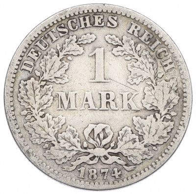 1 марка 1874 года F Германия
