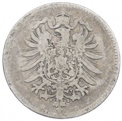 1 марка 1875 года E Германия