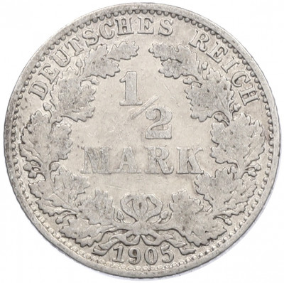1/2 марки 1905 года A Германия