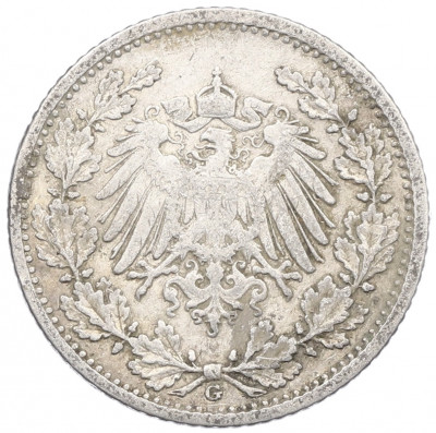 1/2 марки 1905 года G Германия