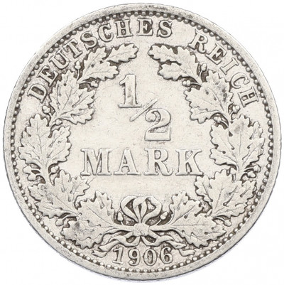 1/2 марки 1906 года E Германия