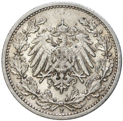1/2 марки 1912 года F Германия