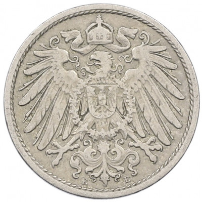 10 пфеннигов 1906 года E Германия