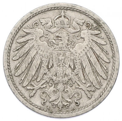 10 пфеннигов 1908 года A Германия
