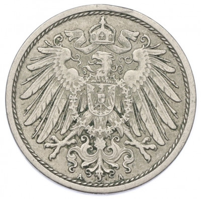 10 пфеннигов 1910 года A Германия
