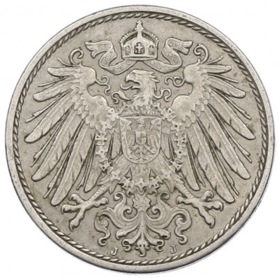 10 пфеннигов 1915 года J Германия