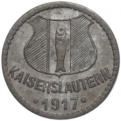 10 пфеннигов 1917 года Германия — город Кайзерслаутерн (Нотгельд)
