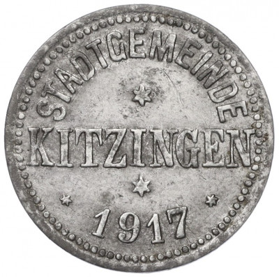 10 пфеннигов 1917 года Германия — город Китцинген (Нотгельд)