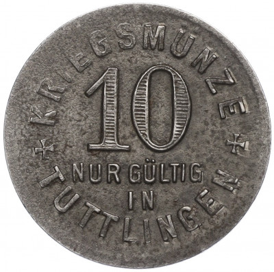 10 пфеннигов 1917 года Германия — город Туттлинген (Нотгельд)