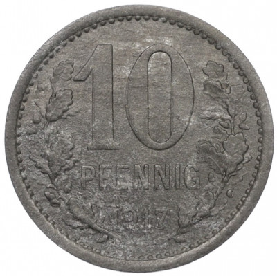 10 пфеннигов 1917 года Германия — город Унна (Нотгельд)