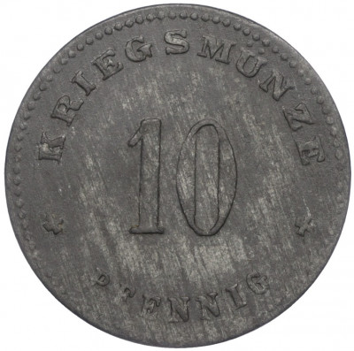 10 пфеннигов 1918 года Германия — город Вайссенбург (Нотгельд)
