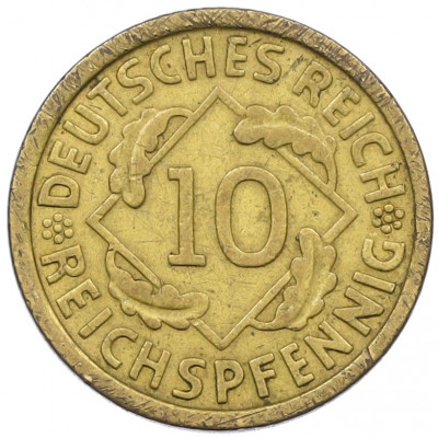 10 рейхспфеннигов 1929 года А Германия