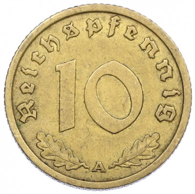 10 рейхспфеннигов 1939 года A Германия